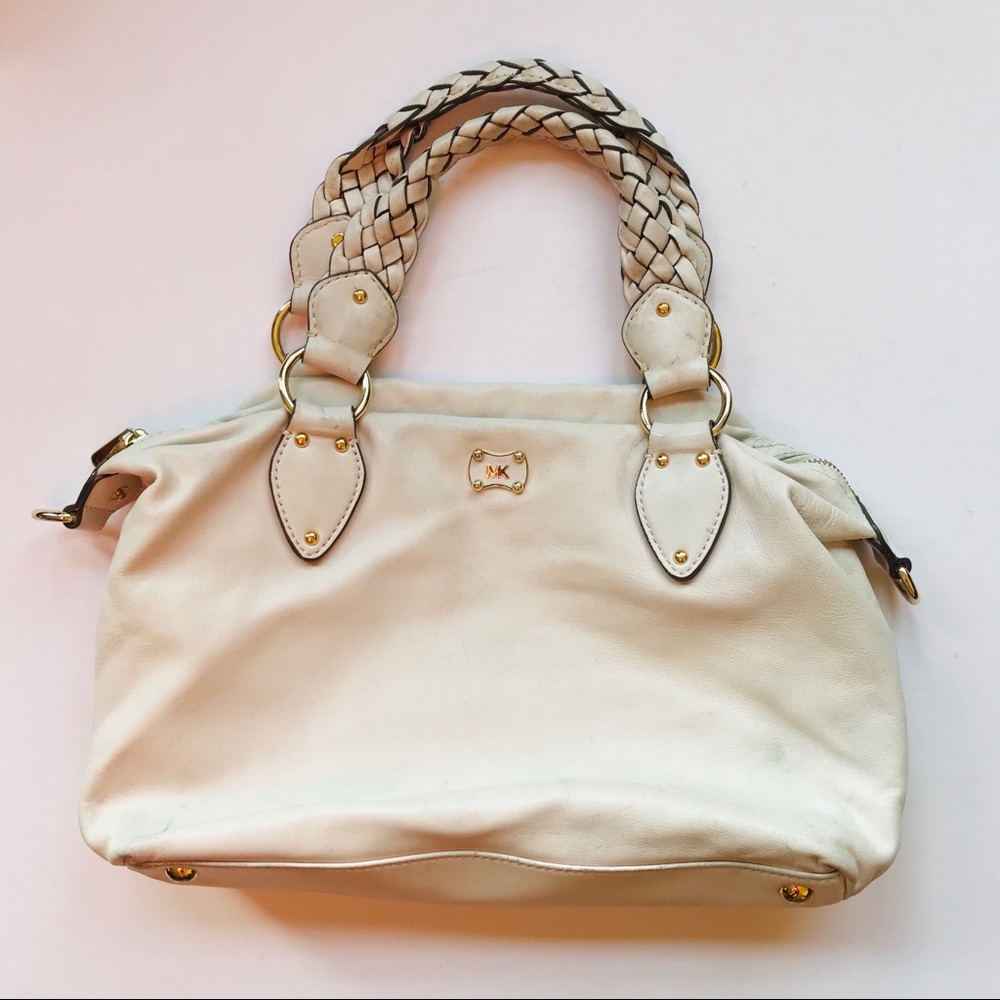 MICHAEL KORS Leather Jet Set Leather Tote